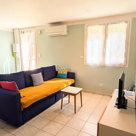 F3 Climatisé Avec Jardin Privé Parking 6 Pers Apartamento Aubenas